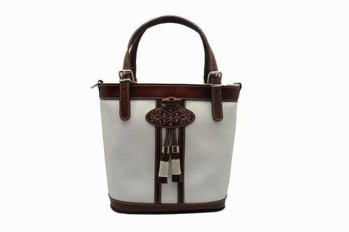 Brown Equestrian Handbag with Tassel. Ref. 617